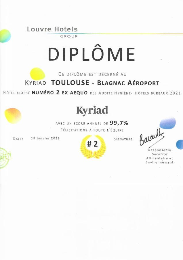 Kyriad Toulouse Blagnac Aeroport Екстер'єр фото